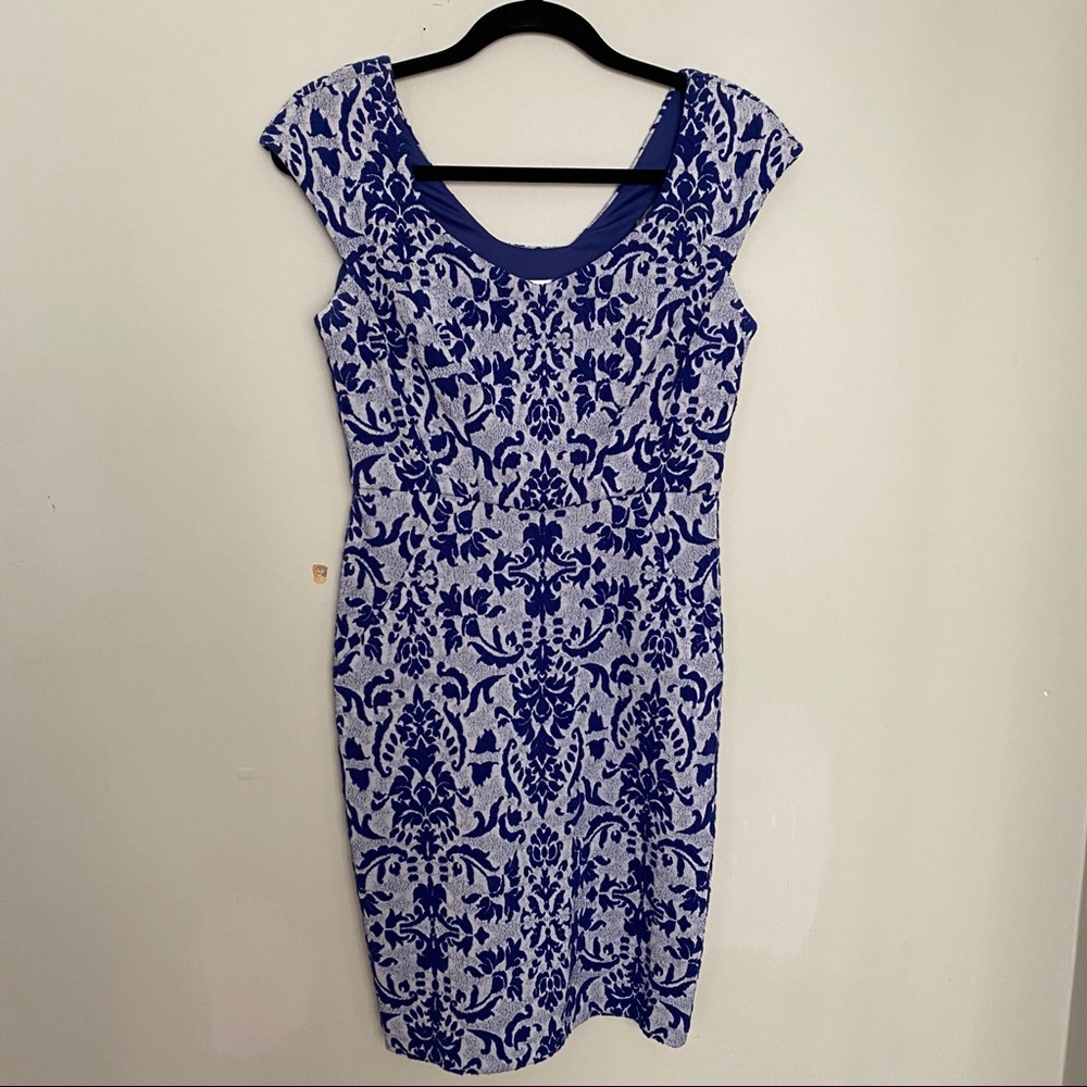 Julia Jordan Blue & White Dress Size 4
